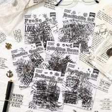 画像2: （雑貨）【シール】純黒詩人系列-2.浪漫集【入金期限6/20反映・7月到着】 (2)
