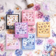 画像2: （雑貨）【シール】繁花入眼系列-1.花向日傾【入金期限6/23反映・7月到着】 (2)