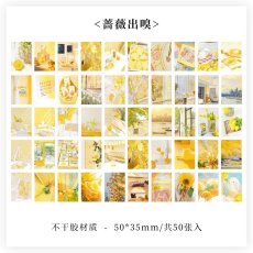 画像1: （雑貨）【シール】甜蜜悸動系列-8.薔薇出嗅【入金期限6/26反映・7月到着】 (1)