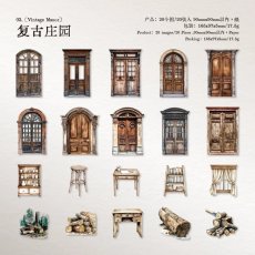 画像1: （雑貨）【素材紙】梦幻庄園系列-3.復古庄園【入金期限6/26反映・7月到着】 (1)