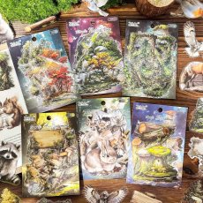 画像2: （雑貨）【シール】緑野秘境系列-2.総林公告【入金期限7/11反映・7-8月到着】 (2)