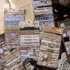 画像2: （雑貨）【シール】回憶收藏系列-4.織物手札【入金期限7/22反映・8月到着】 (2)