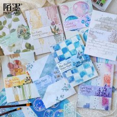 画像2: （雑貨）【素材紙】暈染絵料系列-1.明黄絵巻【入金期限8/2反映・8月到着】 (2)
